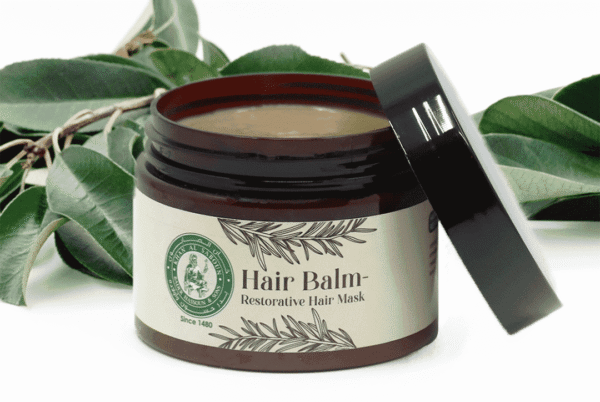 Natural hair care products with botanical ingredients for healthy hair