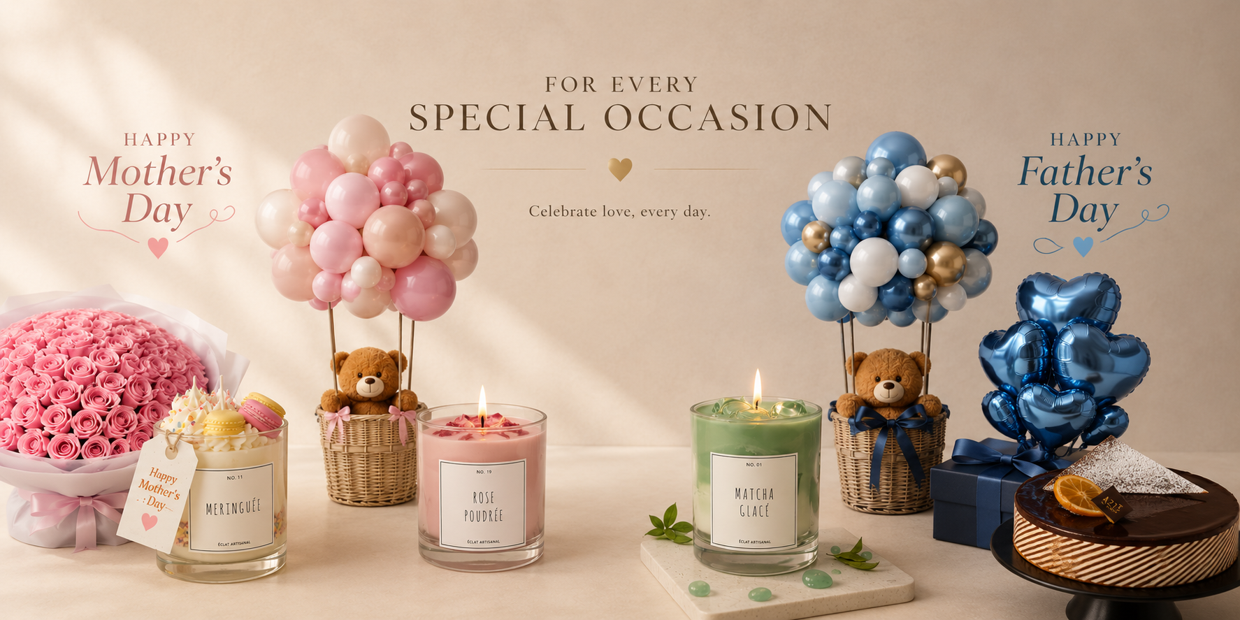 Gifts by occasion delivery in Lebanon for birthdays and celebrations