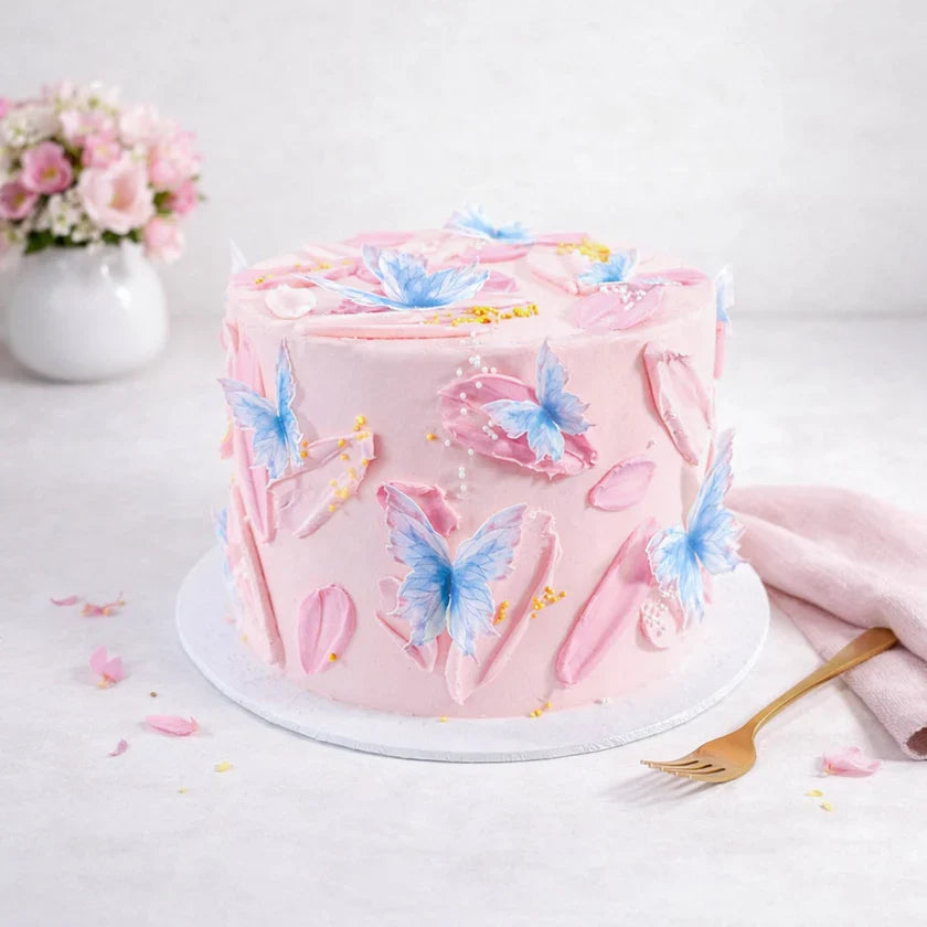 Butterfly Cake – Elegant Birthday Cake Lebanon — Idole Lebanon collection