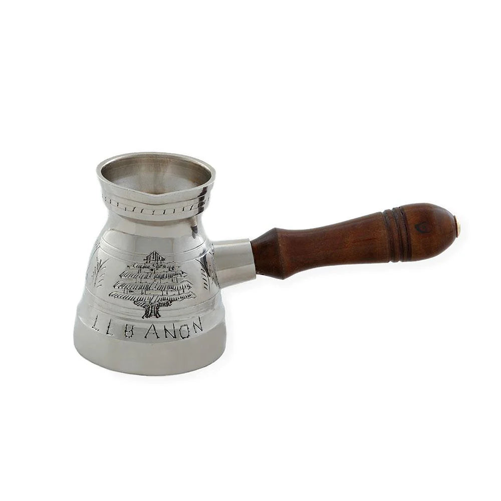 Silver Cedar Traditional Coffee Pot