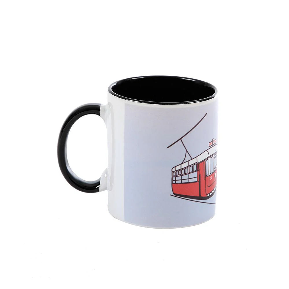 Black Tramay Beirut Porcelain Mug