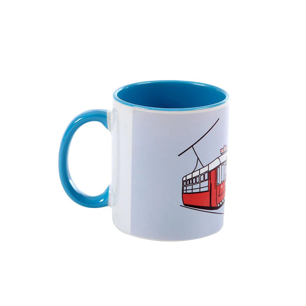 Blue Tramay Beirut Porcelain Mug