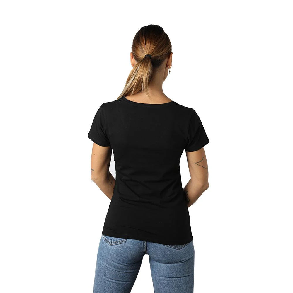 Cute Lebanese Graphic V-Neck T-Shirt – Black