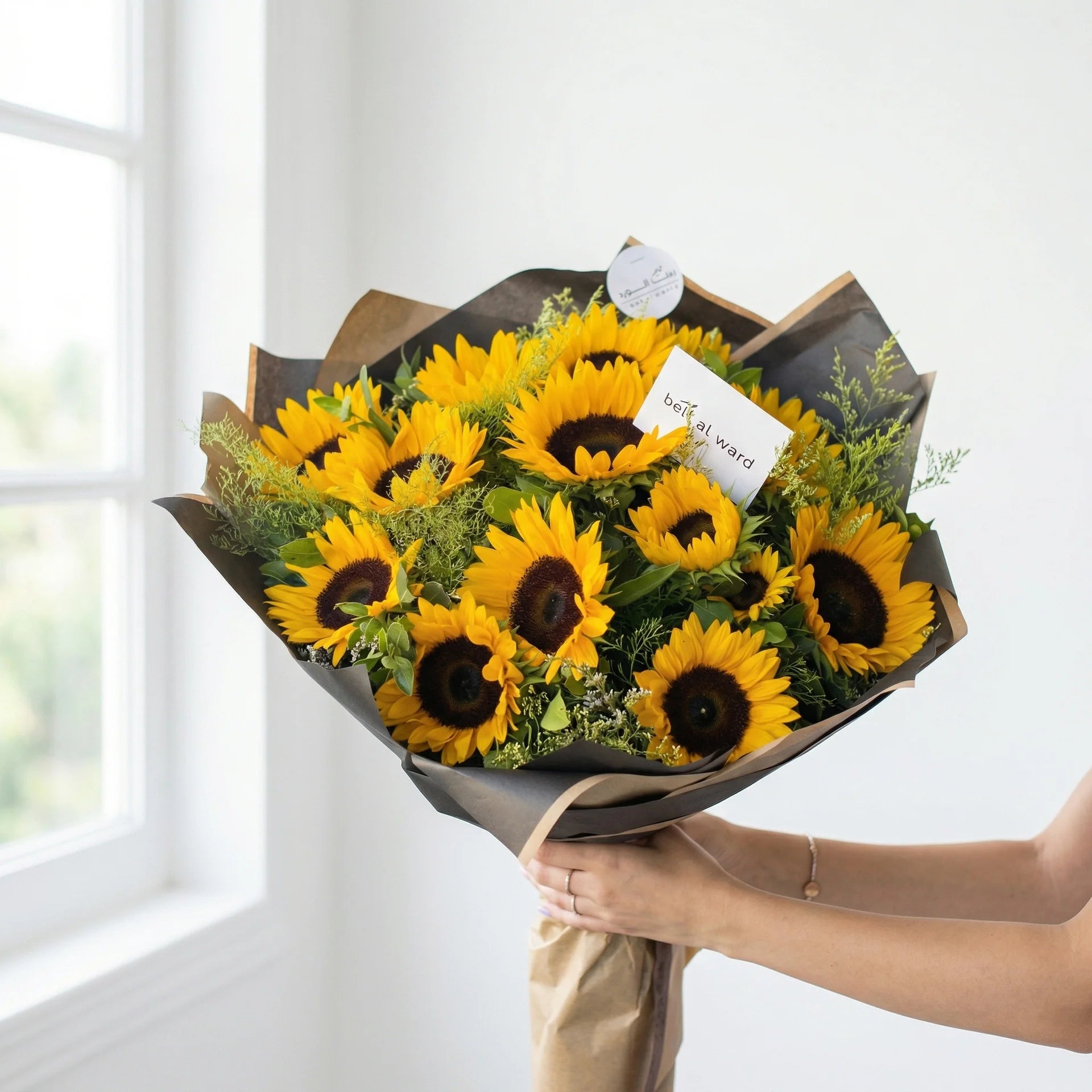 Sun Is Out premium sunflower bouquet for flower delivery in Lebanon by Idole Lebanon