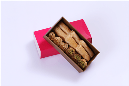 Sweets Bar Lebanese baklava assortment in elegant gift packaging by Douaihy Sweets