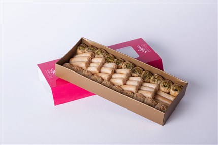 Sweets Bar Lebanese baklava assortment in elegant premium gift packaging by Douaihy Sweets