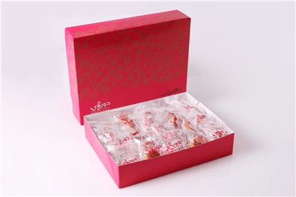 Assorted Lebanese maamoul cookies packed for gifting by Douaihy Sweets