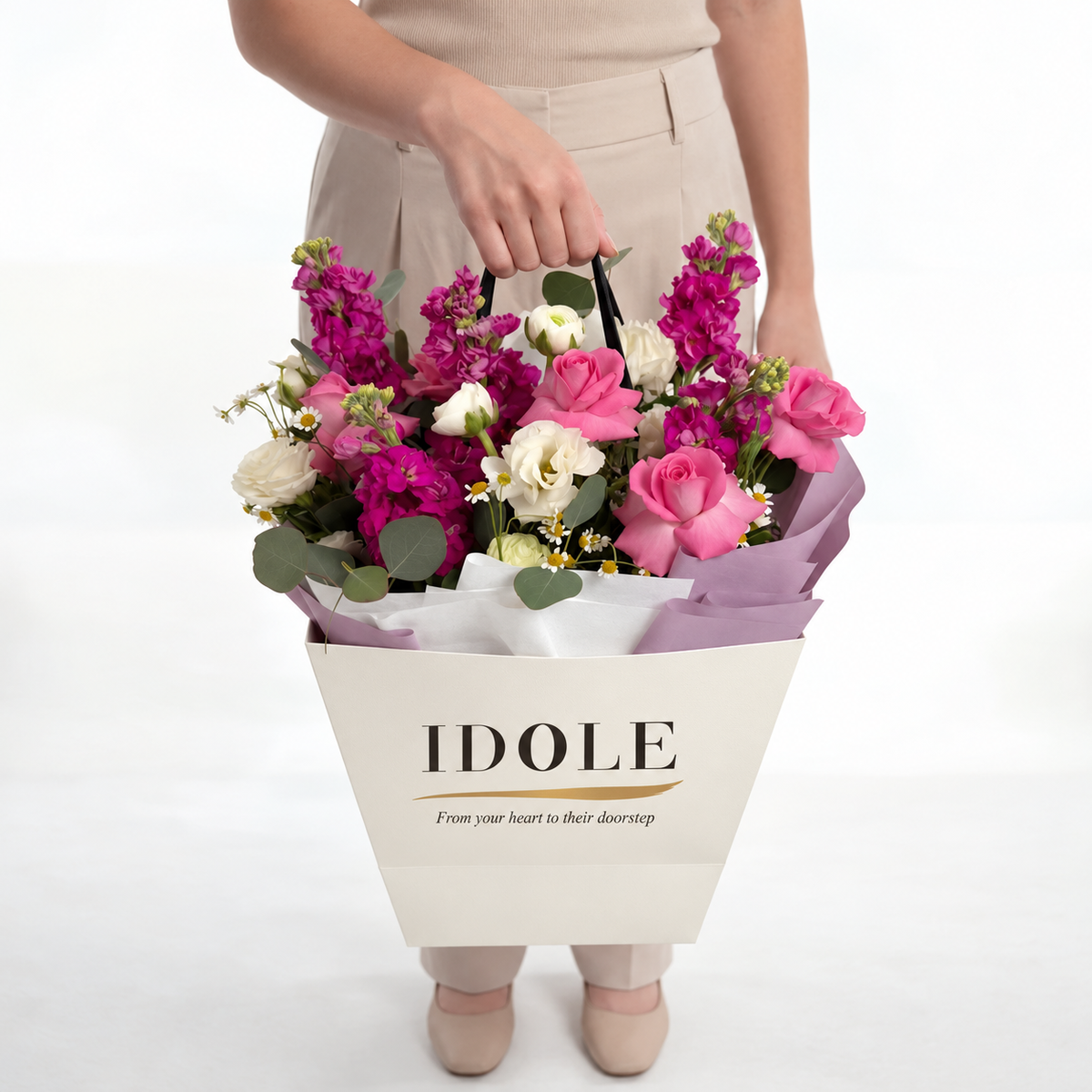 Festival of Flowers Bouquet | Colorful Fresh Flowers | Delivery Lebanon by Fleurs De La Sagesse