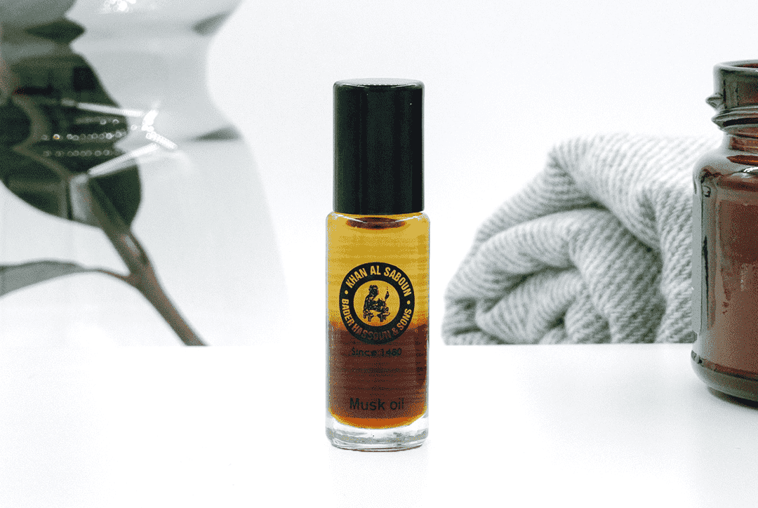 Khan Al Saboun roll on musk oil 5ml natural perfume oil
