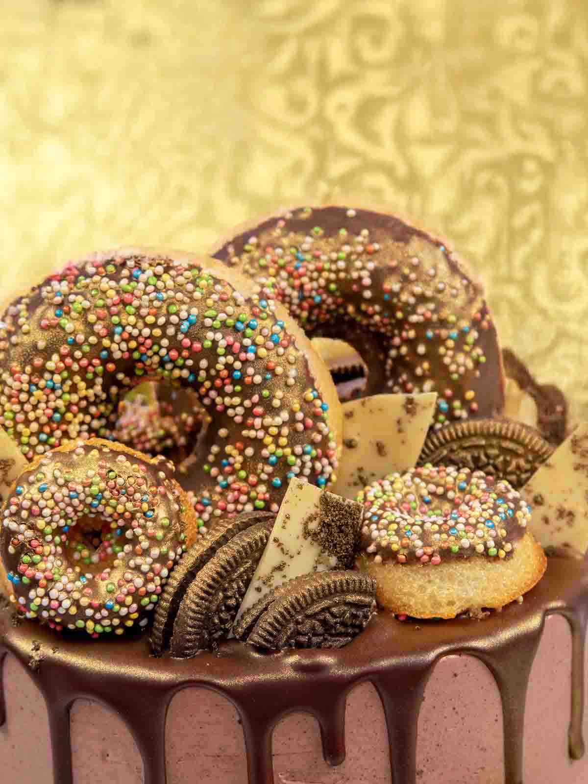Glitz Doughnut chocolate luxury birthday cake in Lebanon product photo 2