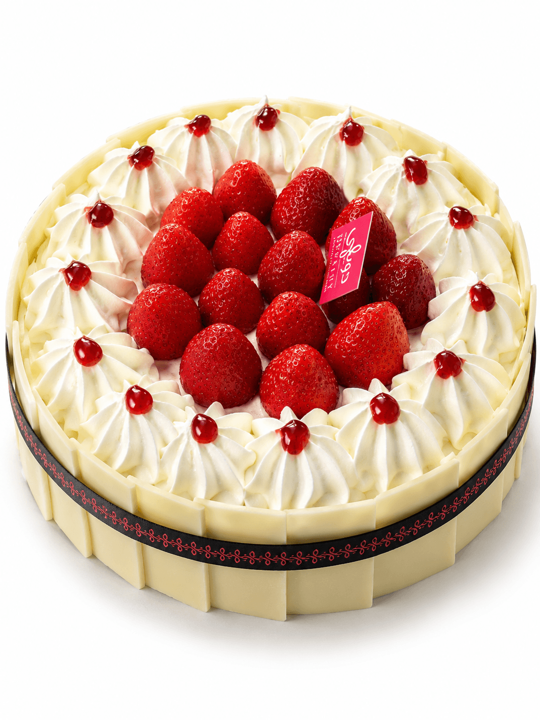 Strawberry Vanilla Cream Cake by Idole Lebanon
