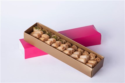 Sweets Bar Lebanese baklava assortment in elegant premium gift packaging by Douaihy Sweets