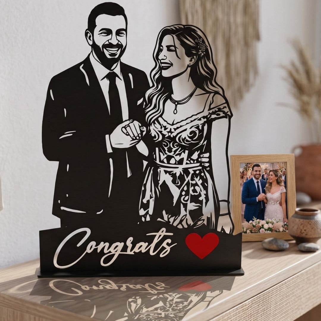 Some moments deserve to be celebrated forever. The Congrats Portrait by Portret captures the joy, the love