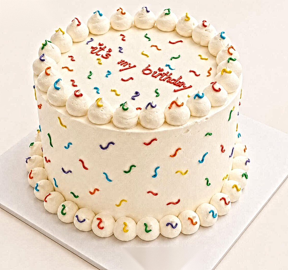 Confetti Birthday Celebration Cake for 8 persons with same-day delivery in Lebanon