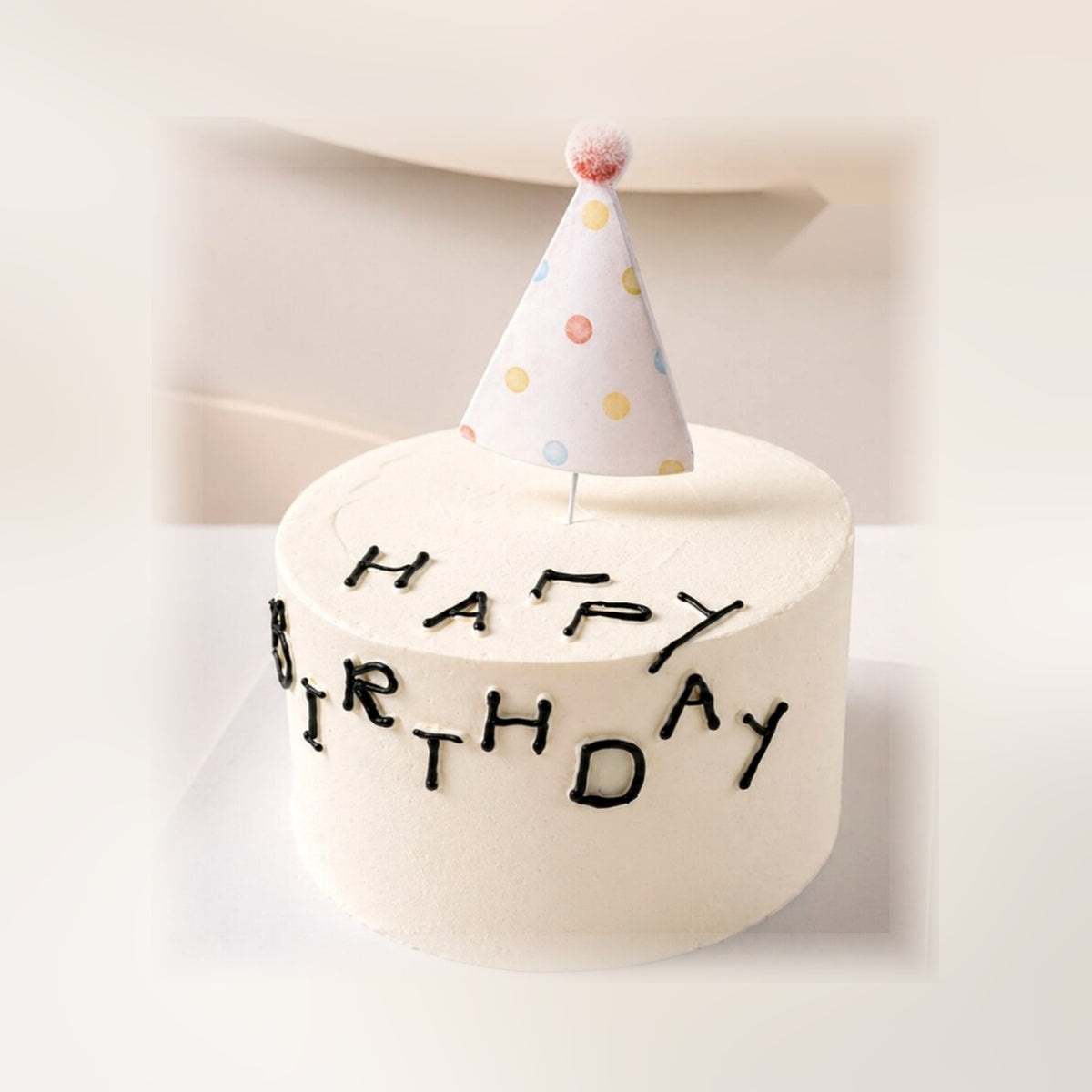Party Hat Birthday Cake for 8 persons with same-day delivery in Lebanon