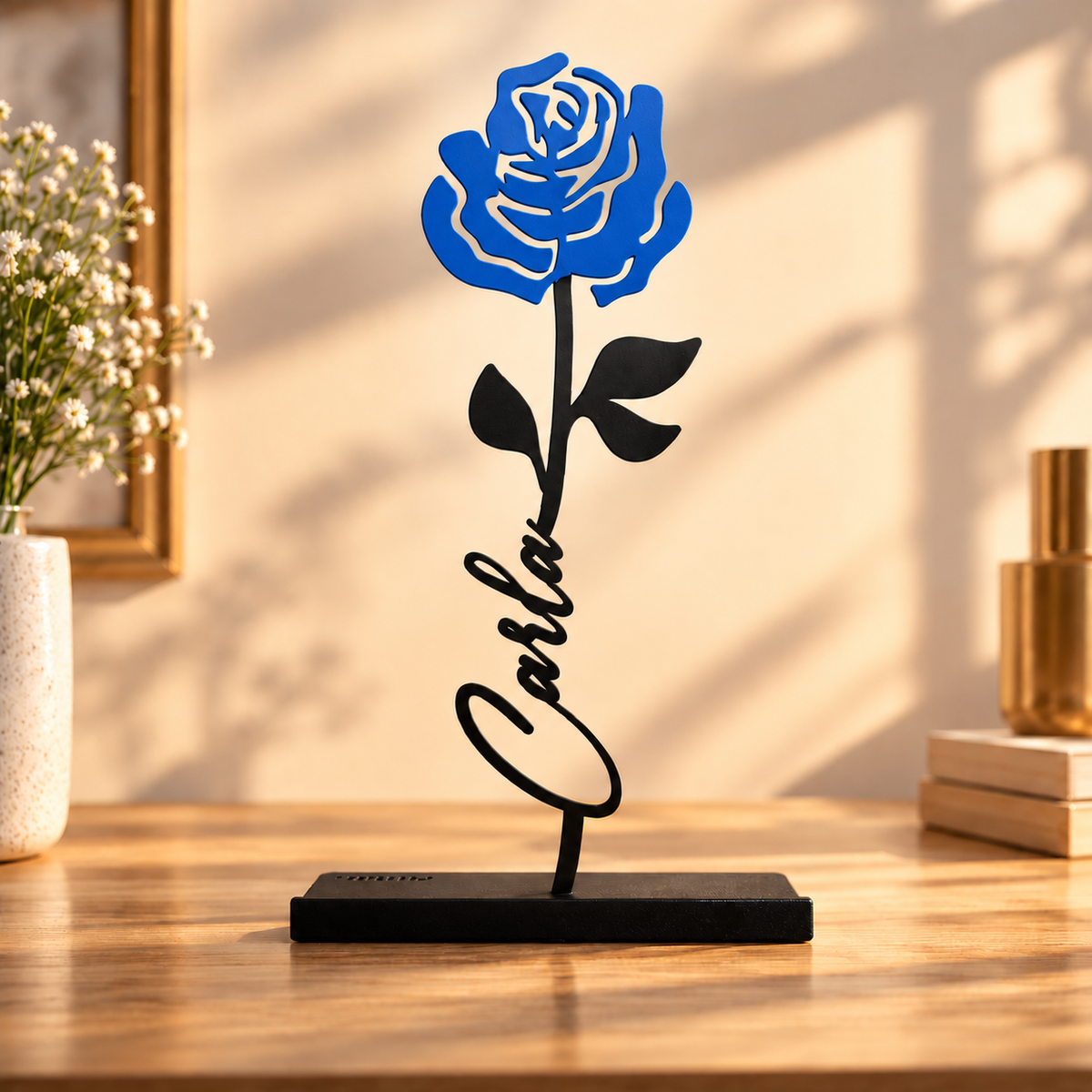 Portret Personalized Rose – Blue