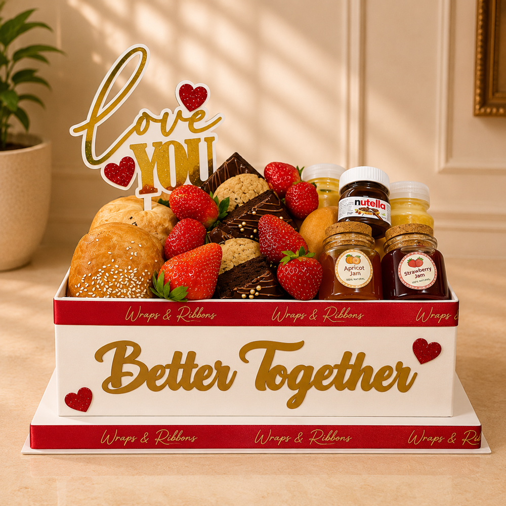 Better Together Breakfast Box by Wraps & Ribbons