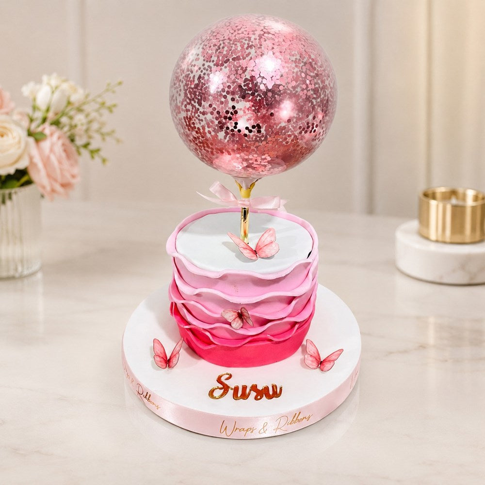 Petite Ruffles – Birthday Celebration Cake