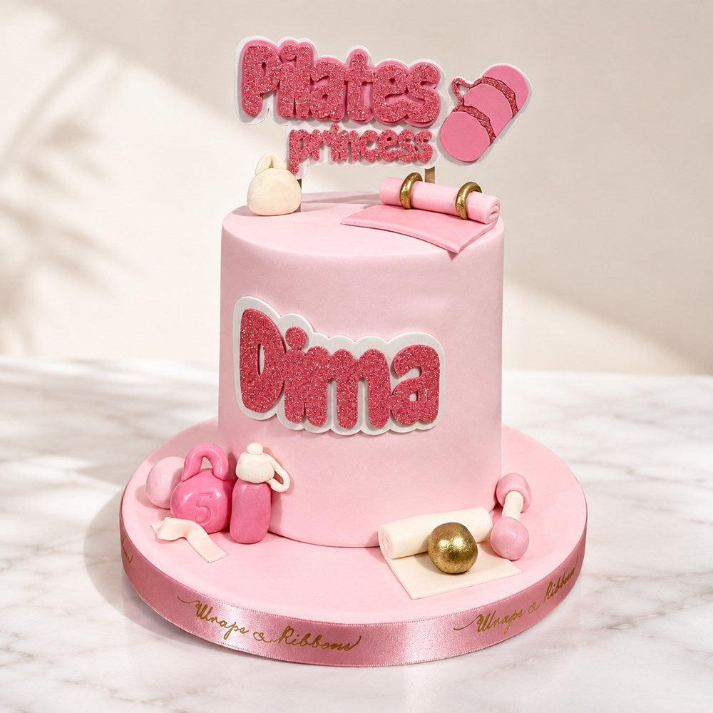 Pilates Muse – Pilates-Themed Birthday Cake