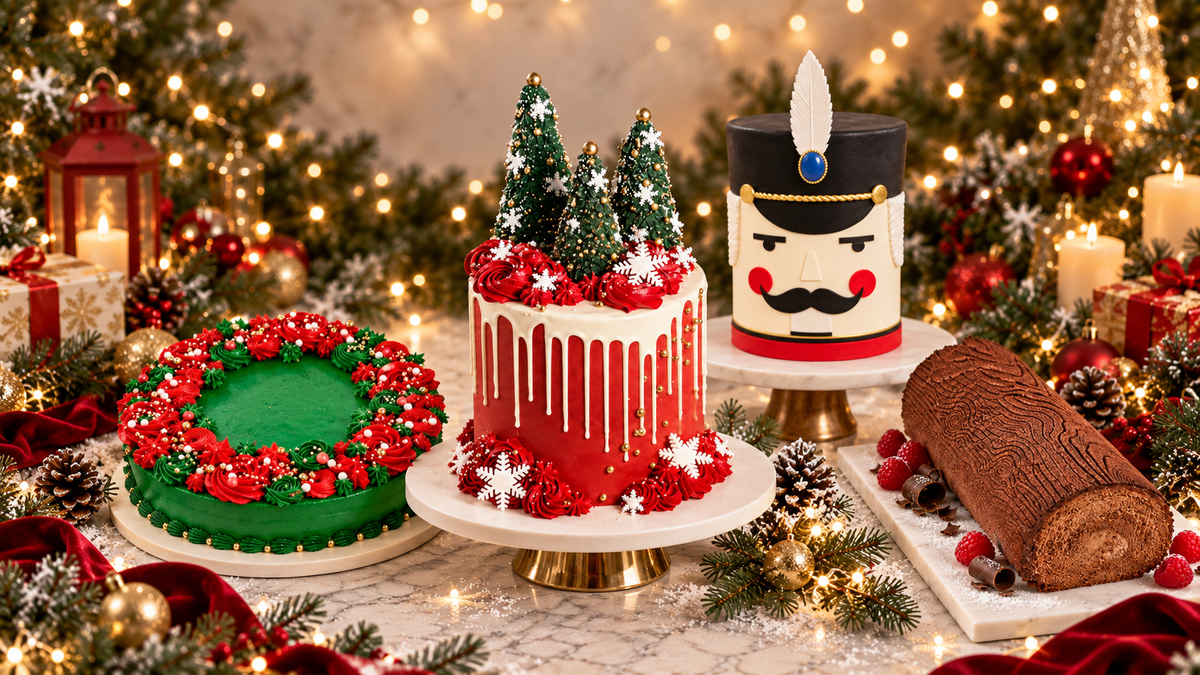 Christmas cakes and festive gifts available for delivery in Lebanon