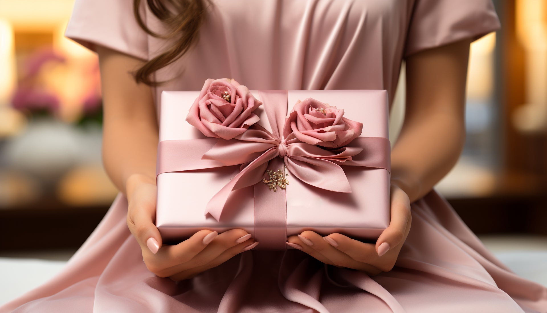 Romantic gift delivery in Lebanon with flowers and surprise gifts