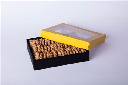 Barazek Light Lebanese sesame and pistachio cookies by Douaihy Sweets