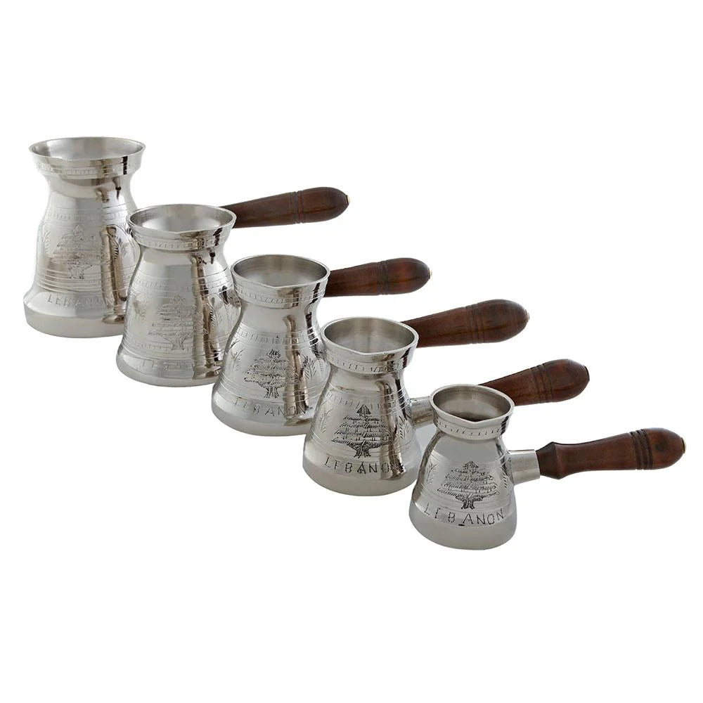 Silver Cedar Traditional Coffee Pot