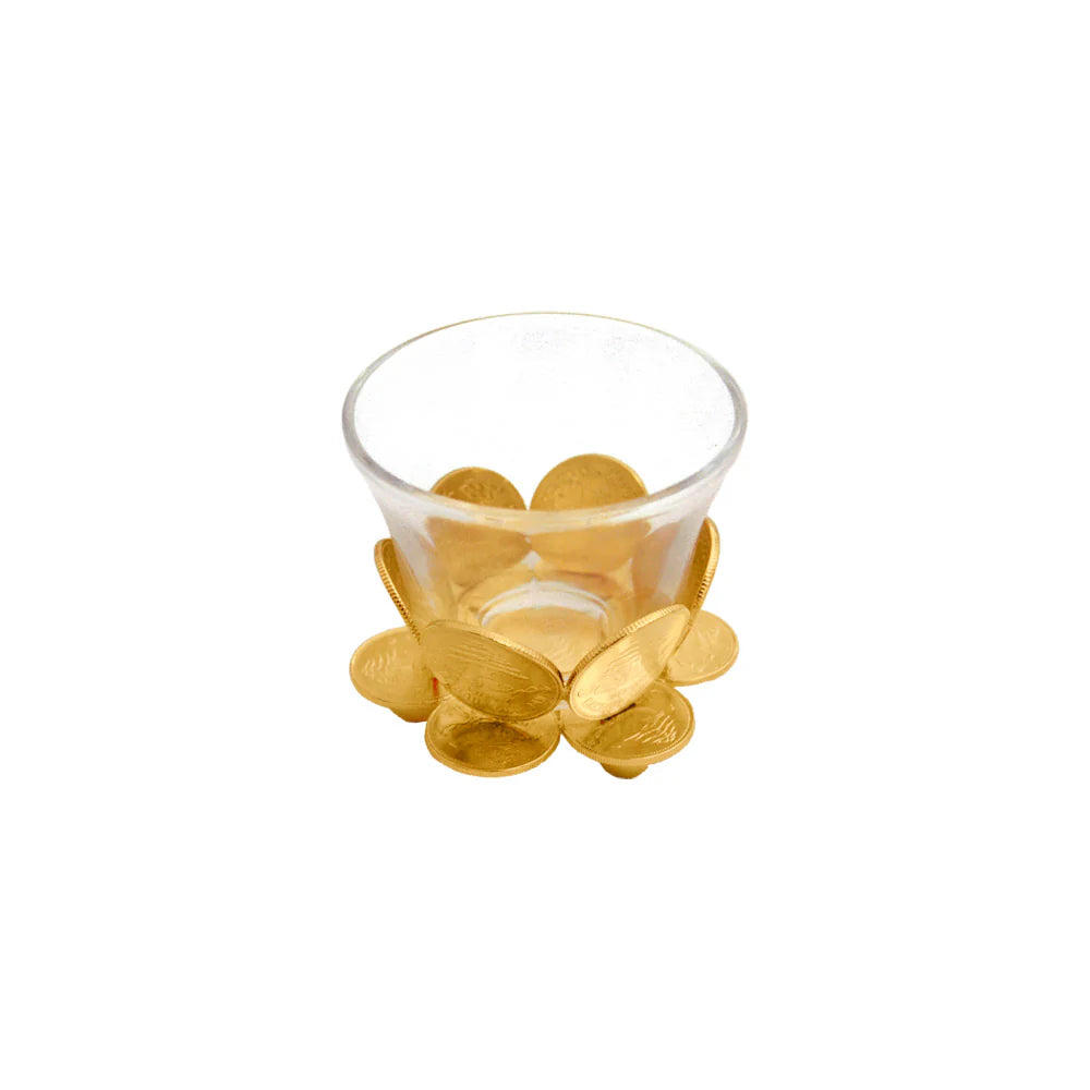 Money Chaffe Glass Cups – Set of 6