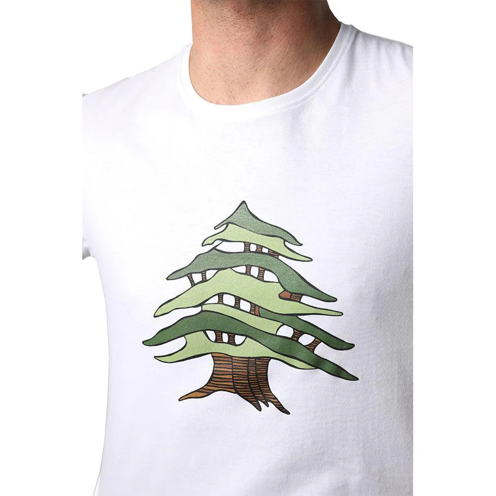 Cedar Of Lebanon White Men’s T-Shirt