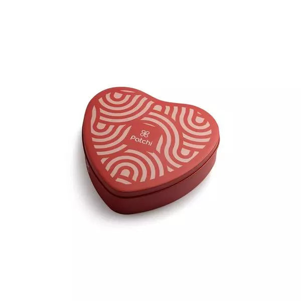 Coeur de Patchi tin box of 26 heart-shaped milk and dark chocolates by Patchi