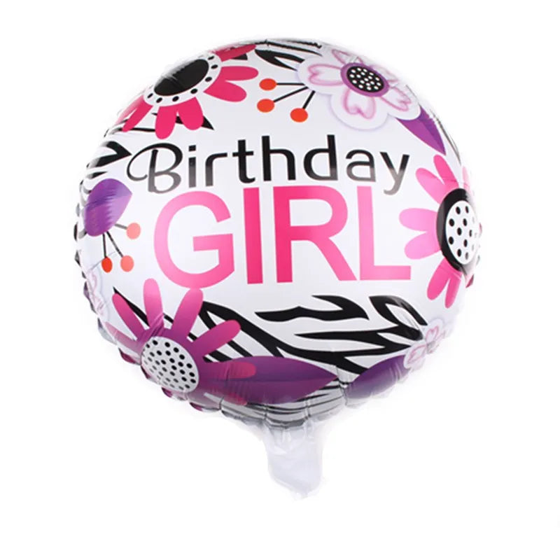 Birthday Girl pink helium balloon for birthday delivery in Lebanon by Idole Lebanon