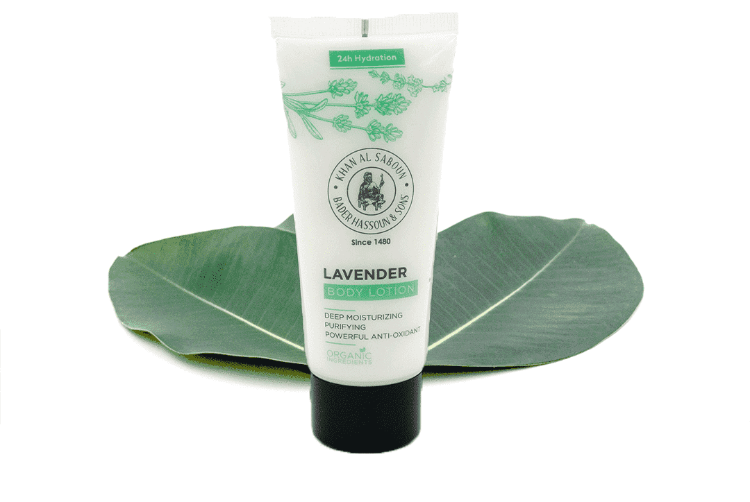Khan Al Saboun lavender body lotion 100ml moisturizing natural skincare product