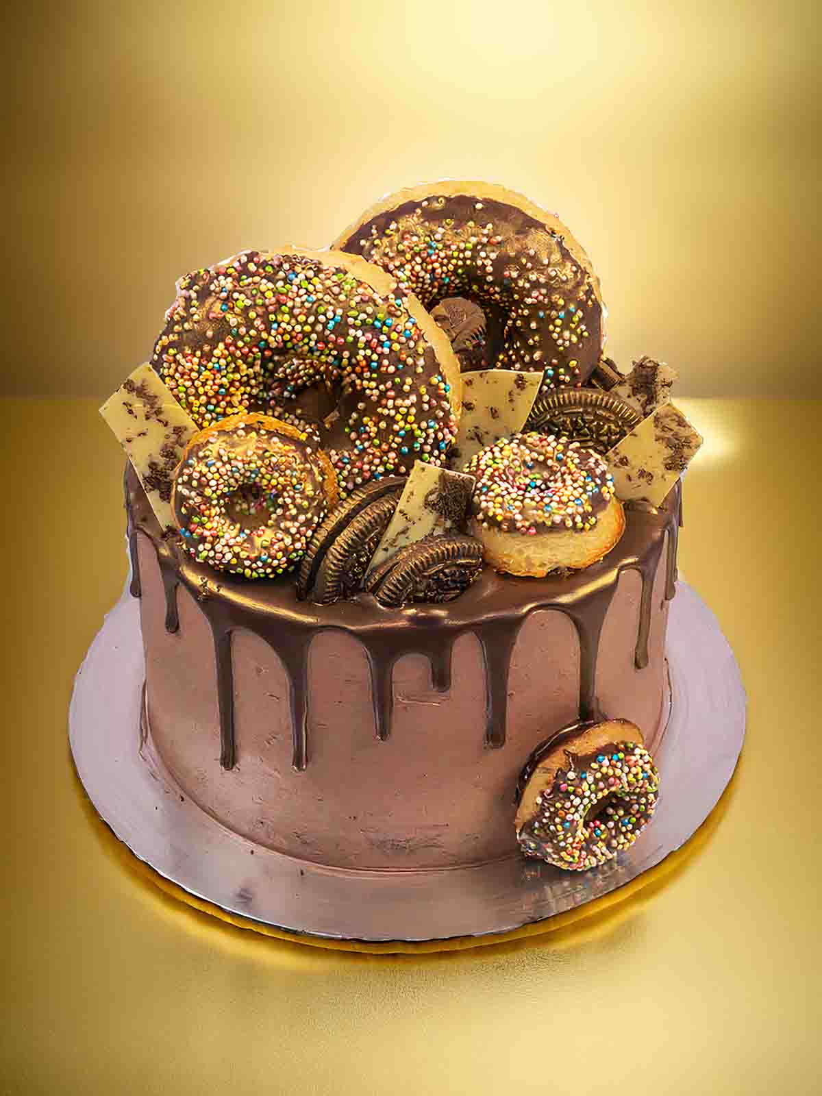 Glitz Doughnut chocolate luxury birthday cake in Lebanon product photo 3