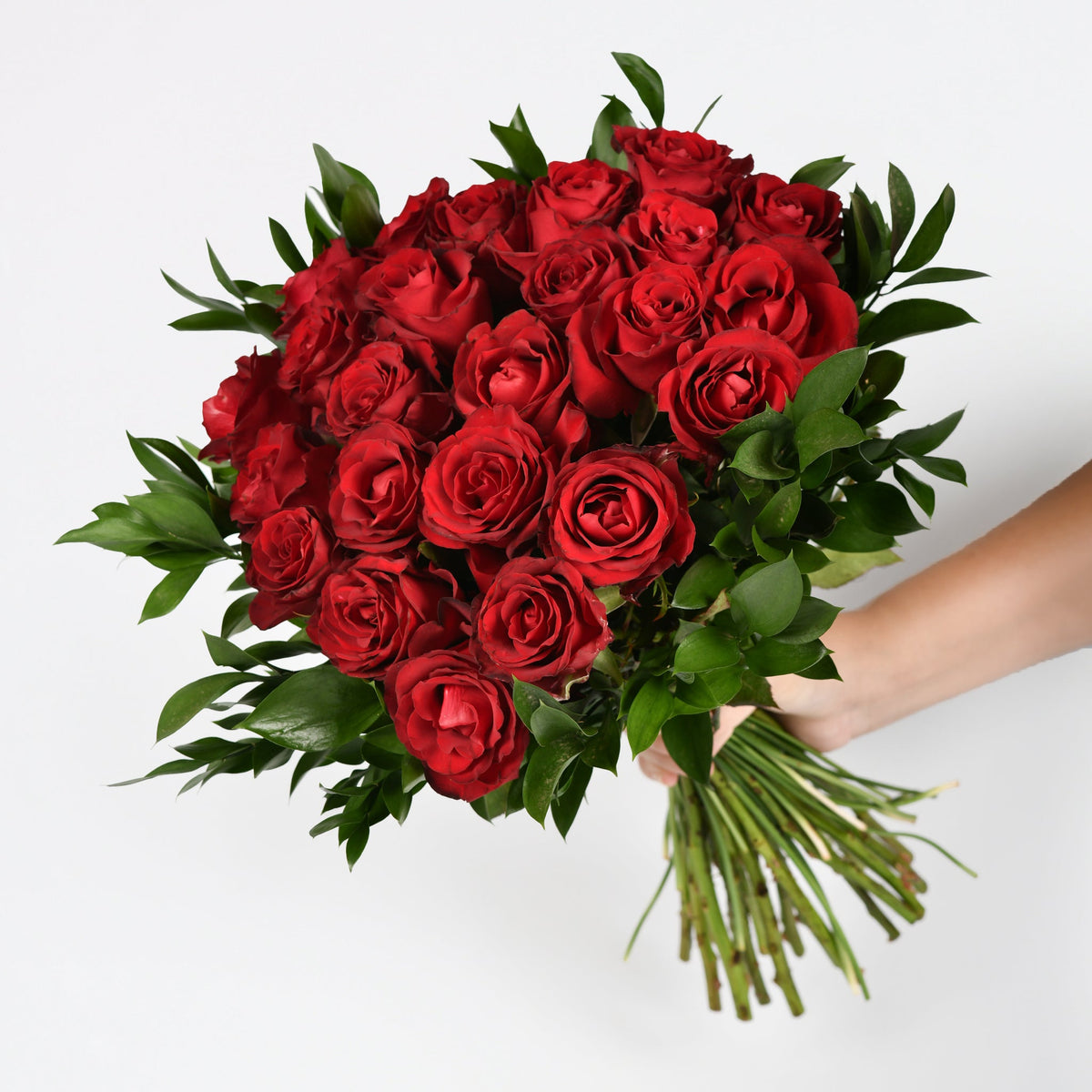 Double Devotion – 24 Red Roses Bouquet | Lebanon | Idole Lebanon LLC