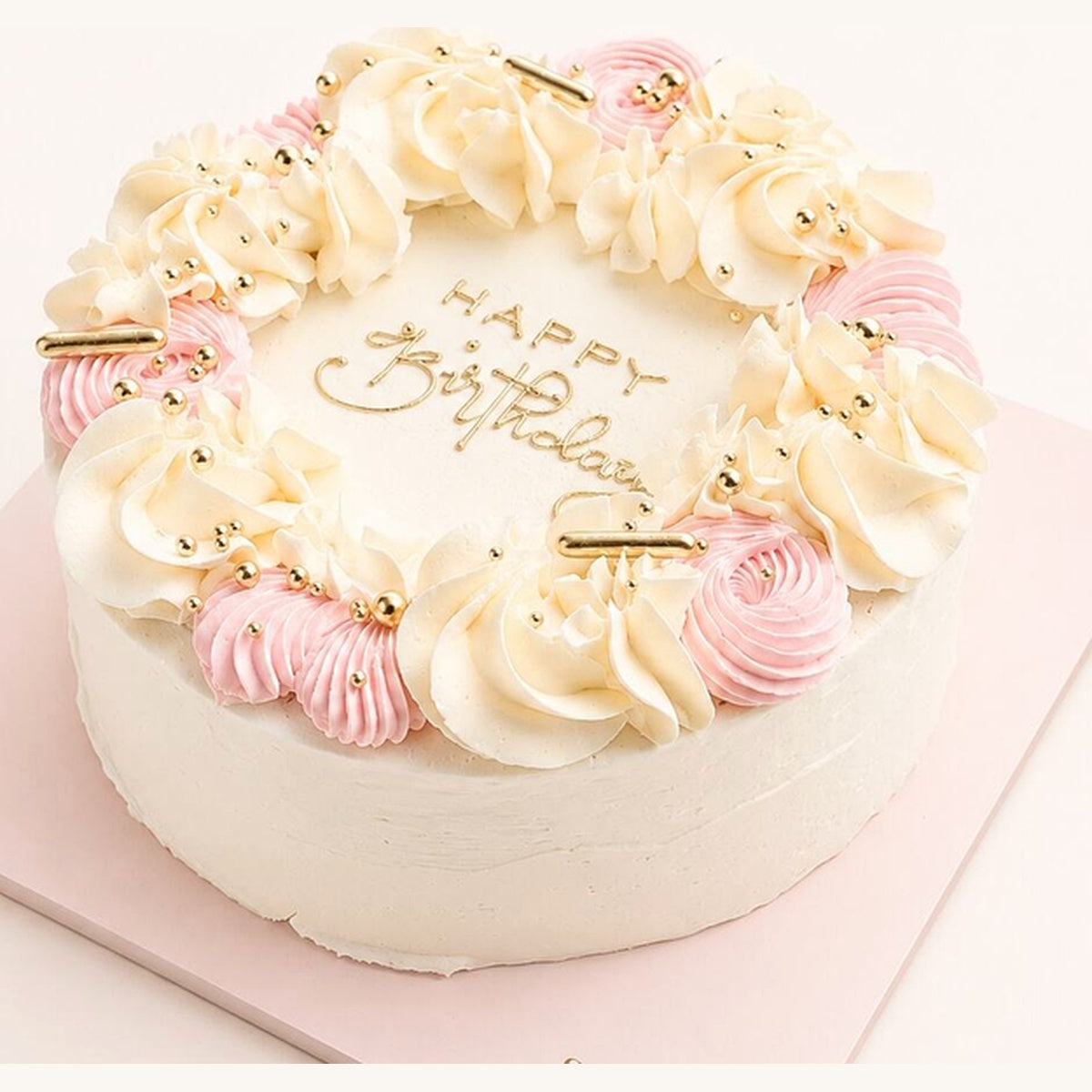 Pink Pearl Celebration Cake for 4 persons with same-day delivery in Lebanon