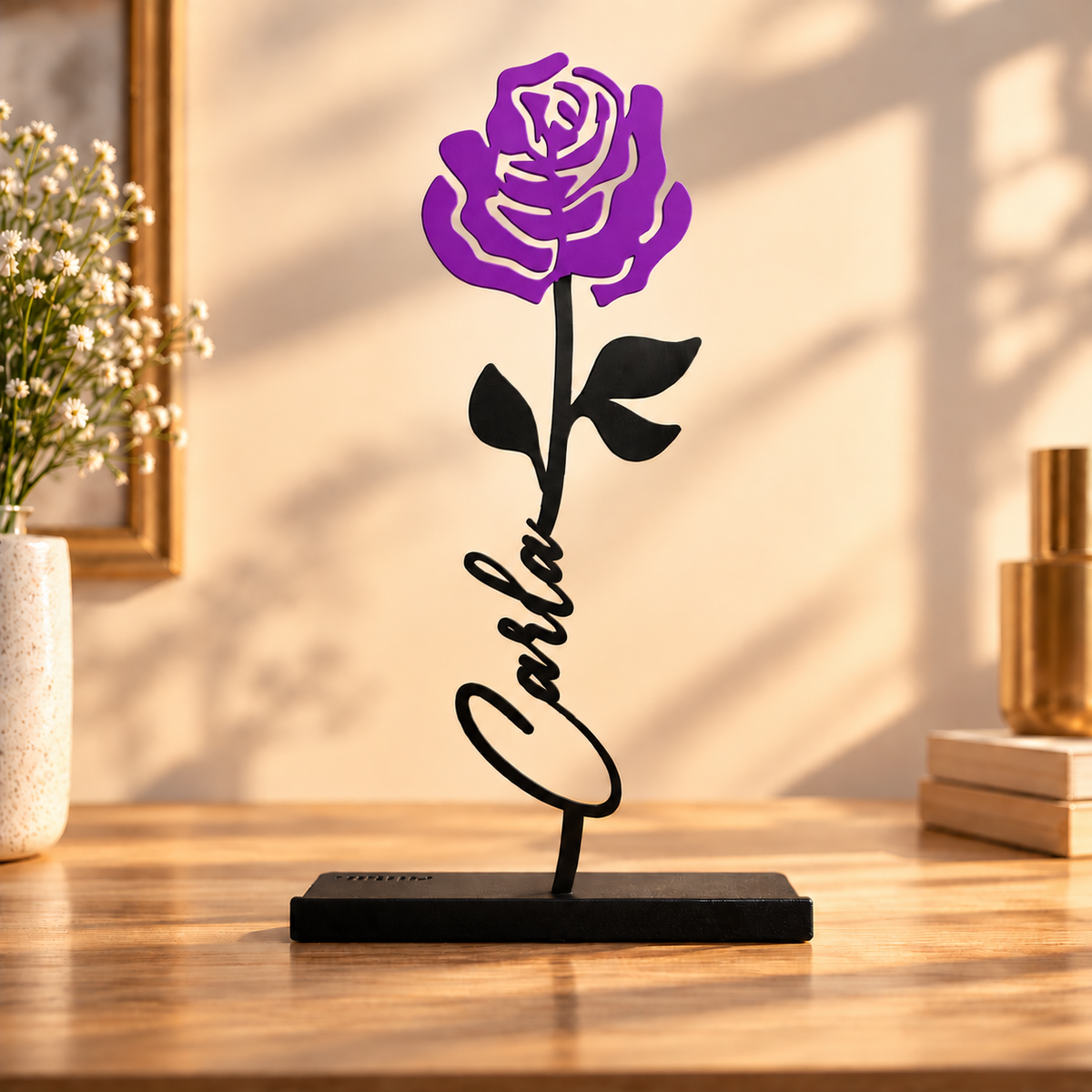 Portret Personalized Rose – Purple